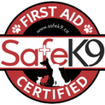 SafeK9 First Aid Certified logo